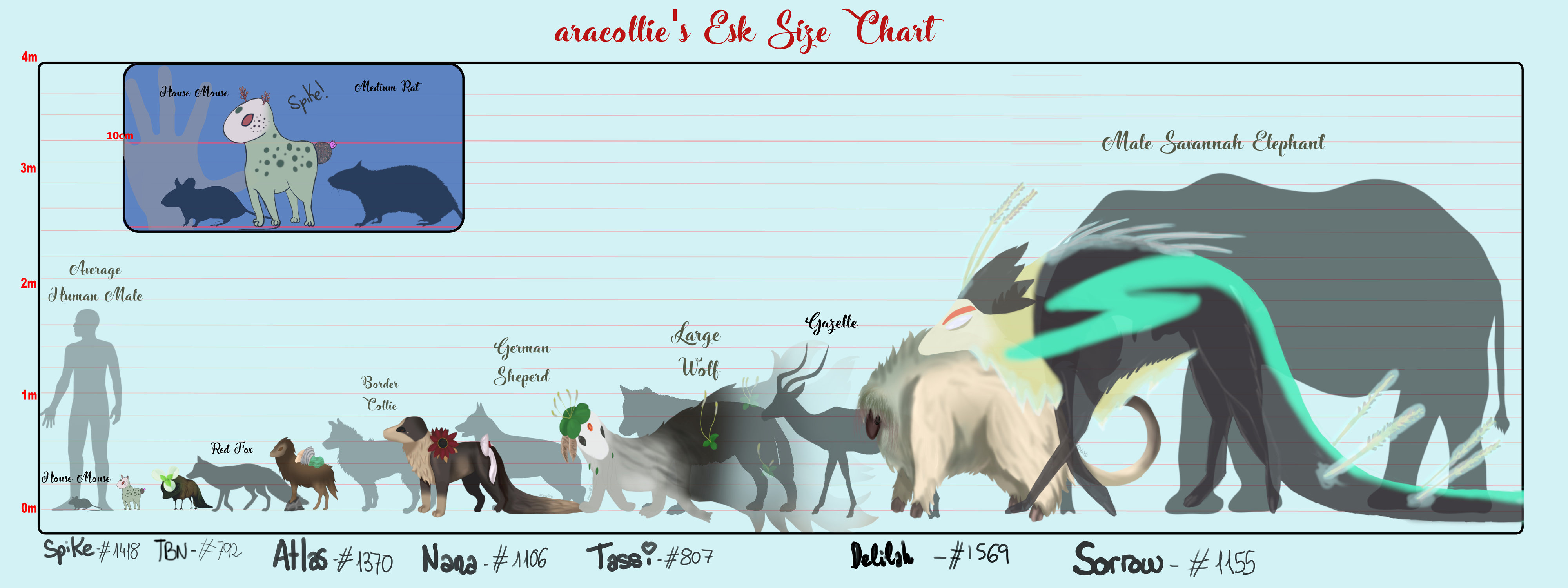 My Esk Sizes Table Updated By Aracollie On Deviantart My Esk Sizes Table Updated By Aracollie