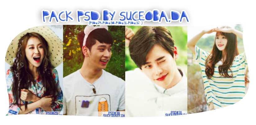 PACK PSD (PSD#29-PSD#30-PSD#31-PSD#32) by suceobaby