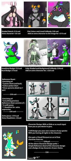 Commission Prices 2016 (open) by onwa-tenshi Commission Prices 2016 (open) by onwa-tenshi