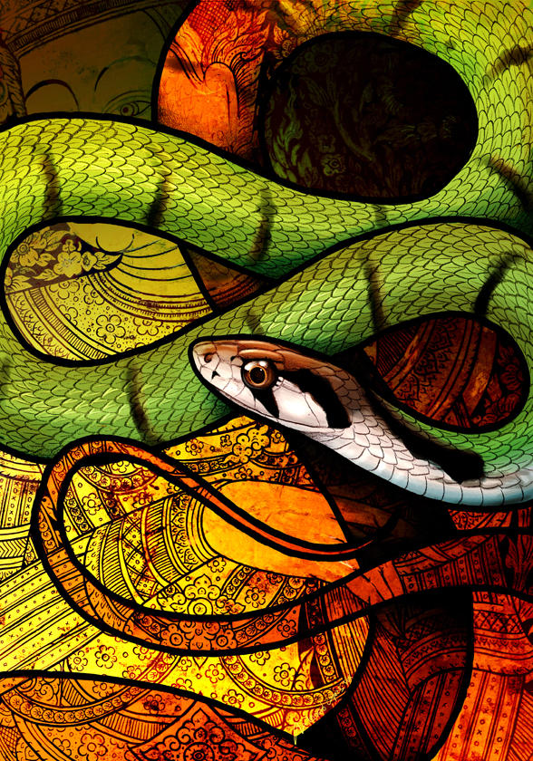 Green Keelback by Culpeo-Fox