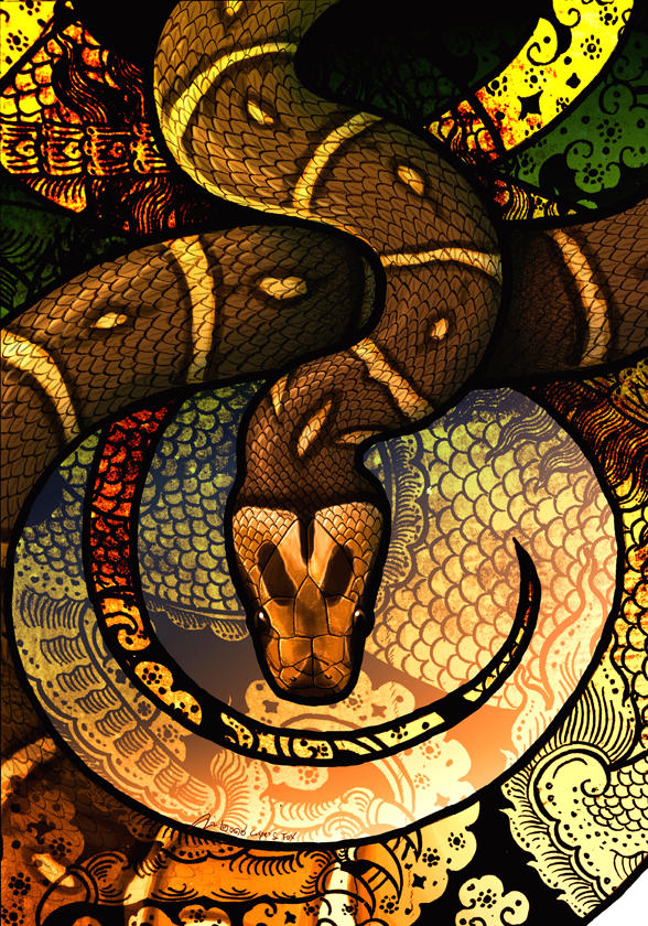 Puff-Faced Water Snake by Culpeo-Fox