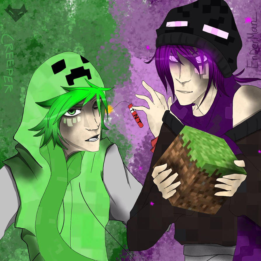 Minecraft Creeper X Enderman Telegraph