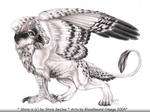 Shira as a Gryphon by BloodhoundOmega