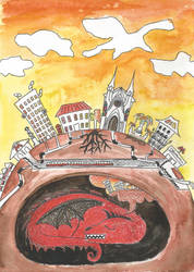 Sleeping dragon by MariaForHisGlory