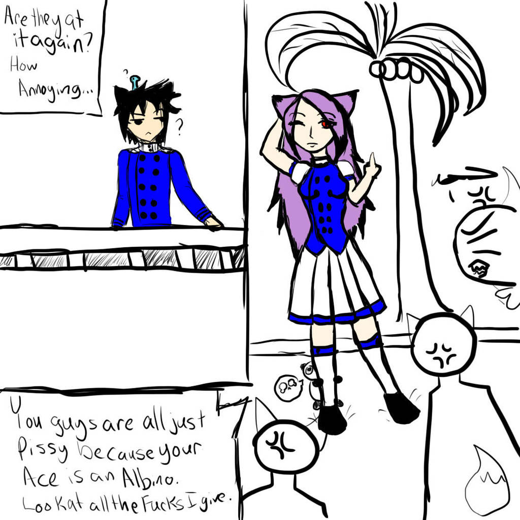 Kawasune and Fleance by The-Cutie-Kitsune