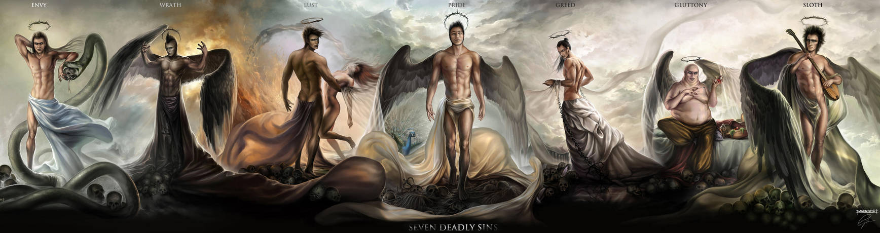 Seven Deadly Sins by Procrust