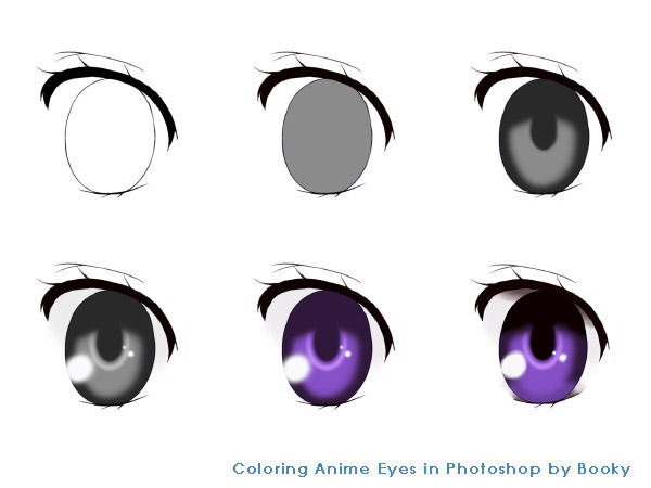 Coloring Anime Eyes In Photoshop By Scubaninja2021 On Deviantart