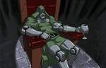 Dr DOOM Chillaxing by jeffwamester