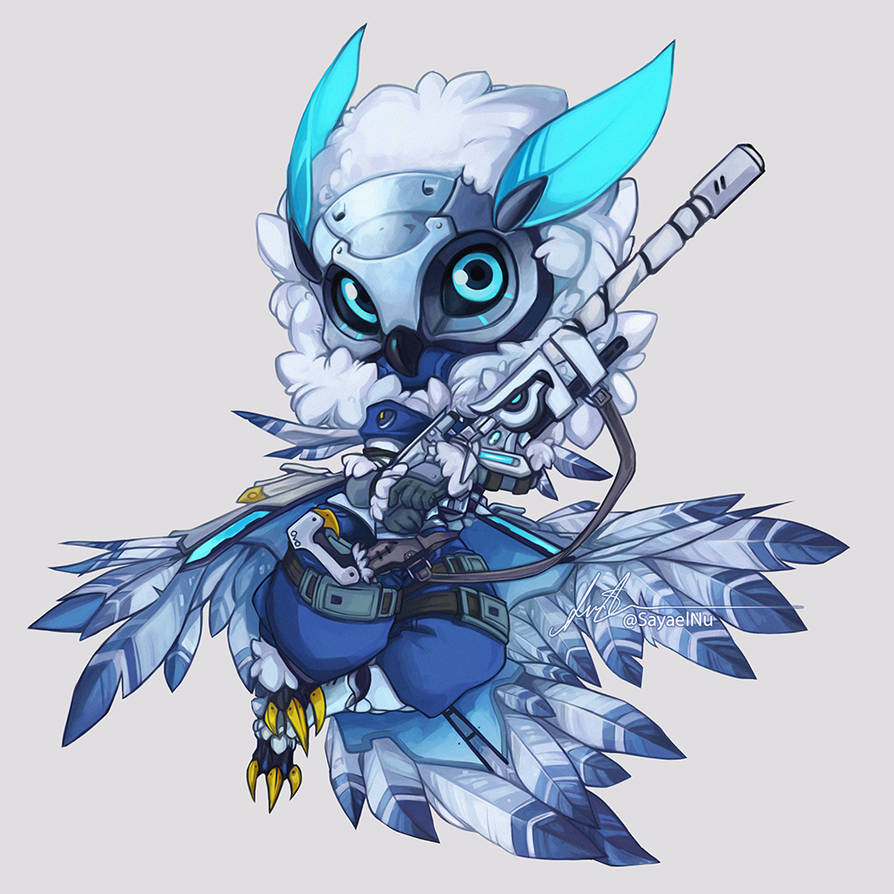 Overwatch Snowowl Ana By Sayael On Deviantart