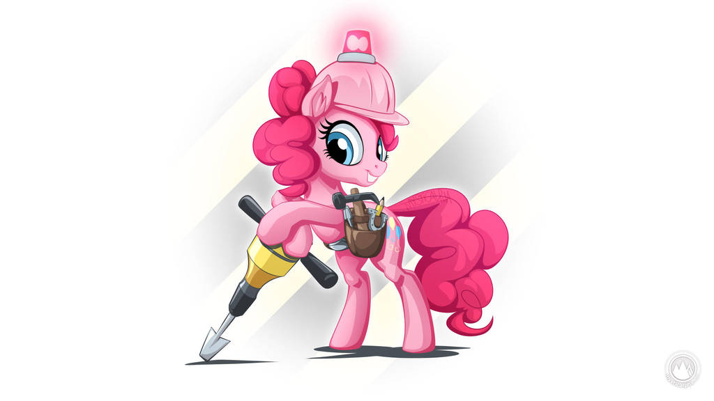 Jackhammer Pinkie by mysticalpha