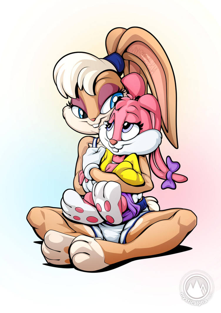 Lola and Babs Bunny by mysticalpha
