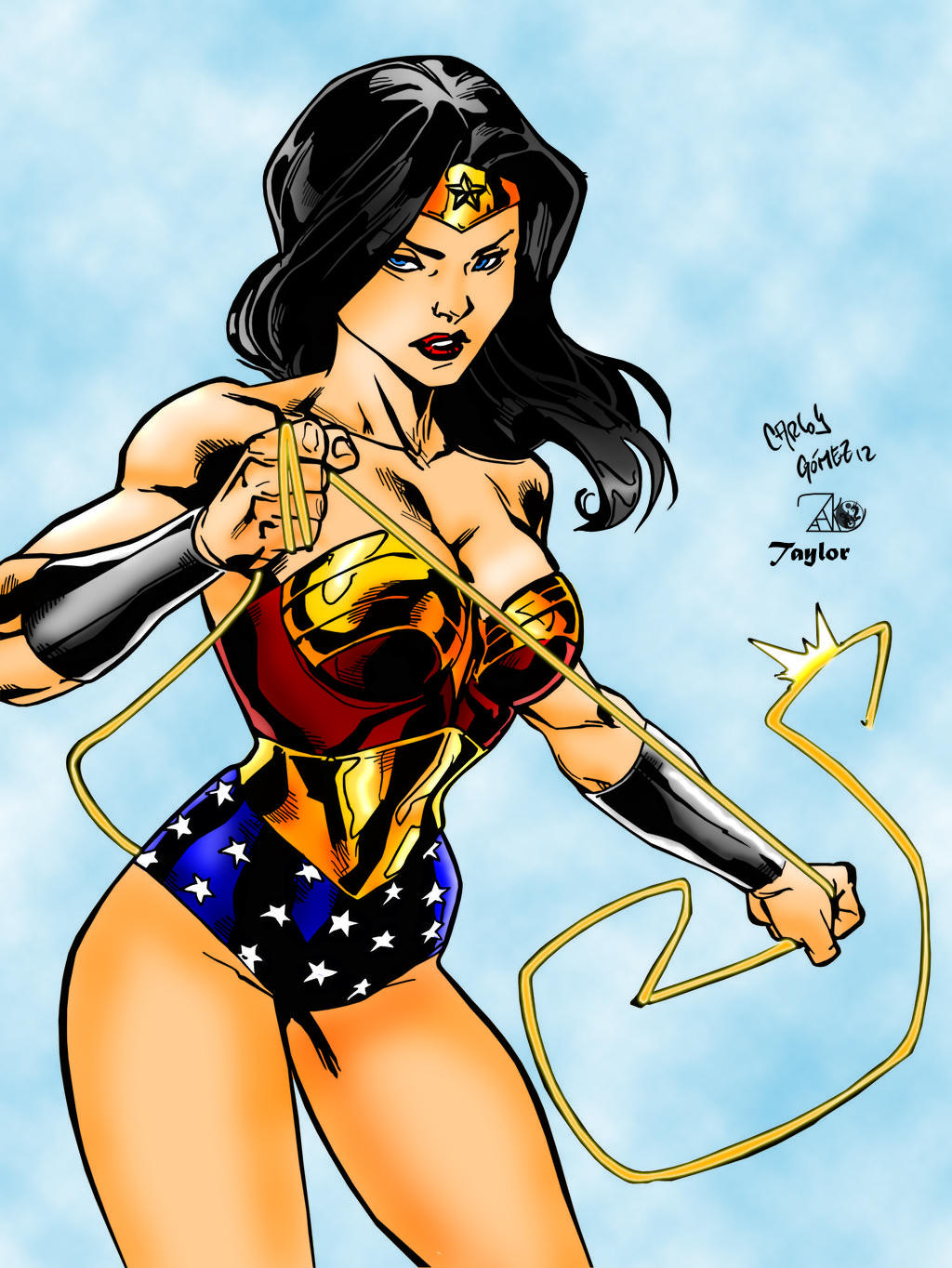 Amazon (Wonder Woman colours) by Little--Broling