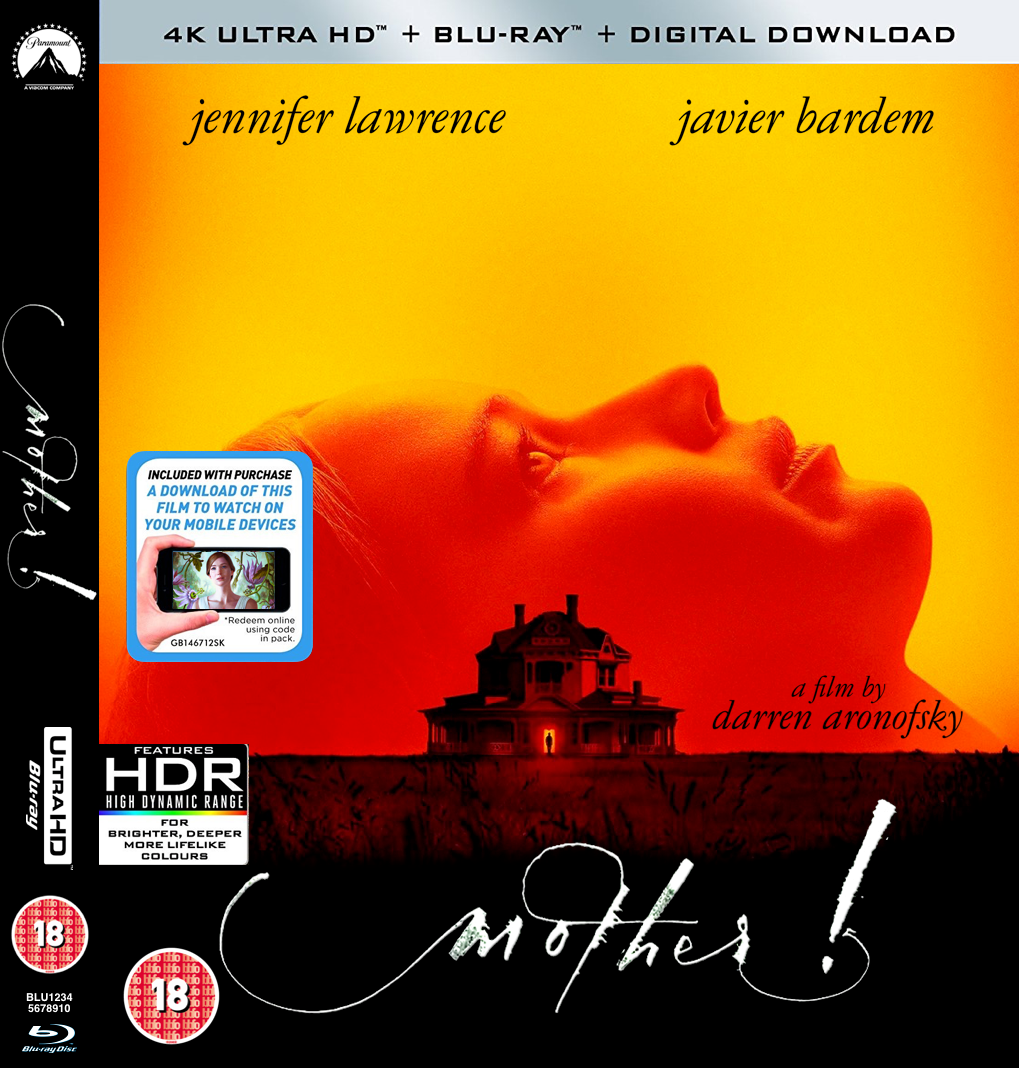 Mother! 4K BluRay Cover Mock Up by lemonhead118 on