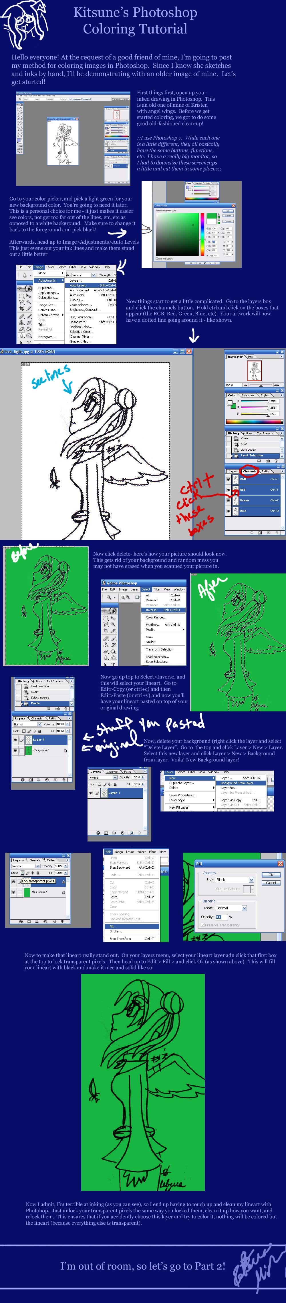 Photoshop Coloring Tutorial 1 by Kitsune-Fox17