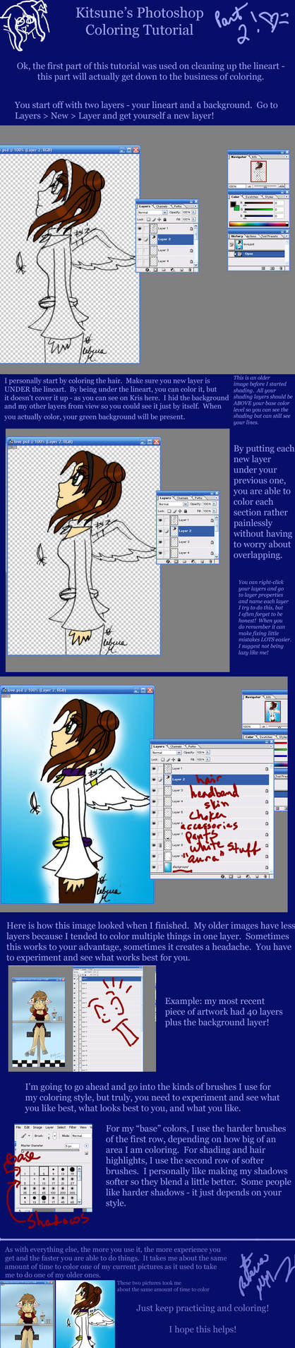 Photoshop Coloring Tutorial 2 by Kitsune-Fox17