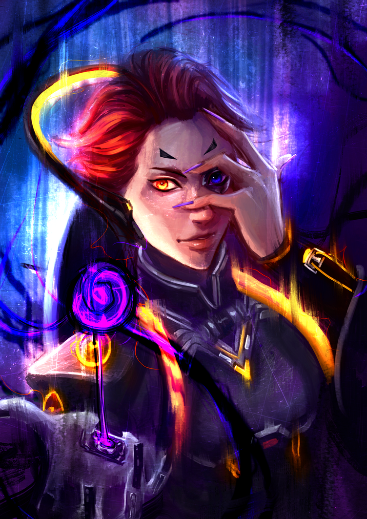 Overwatch Moira By B1tterrabbit On Deviantart