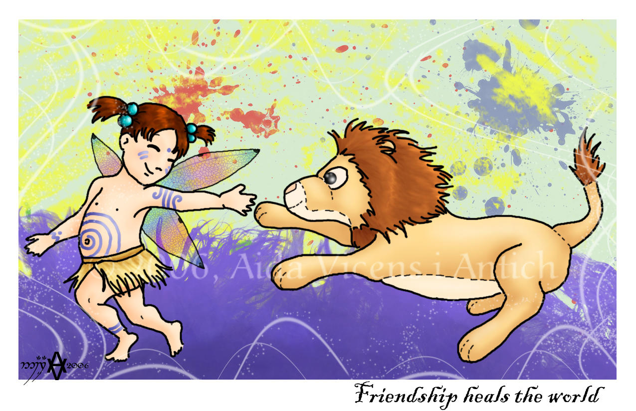 Friendship heals the world by Giledhel-Narya