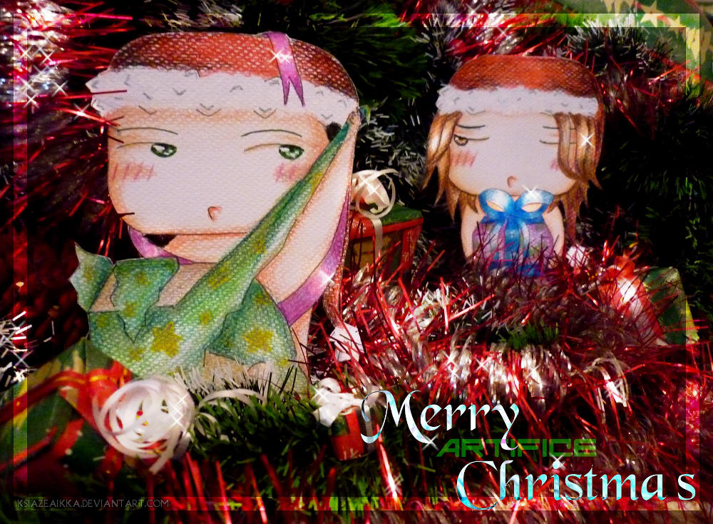 Merry -Aritifice- Christmas XD by ksiazeAikka