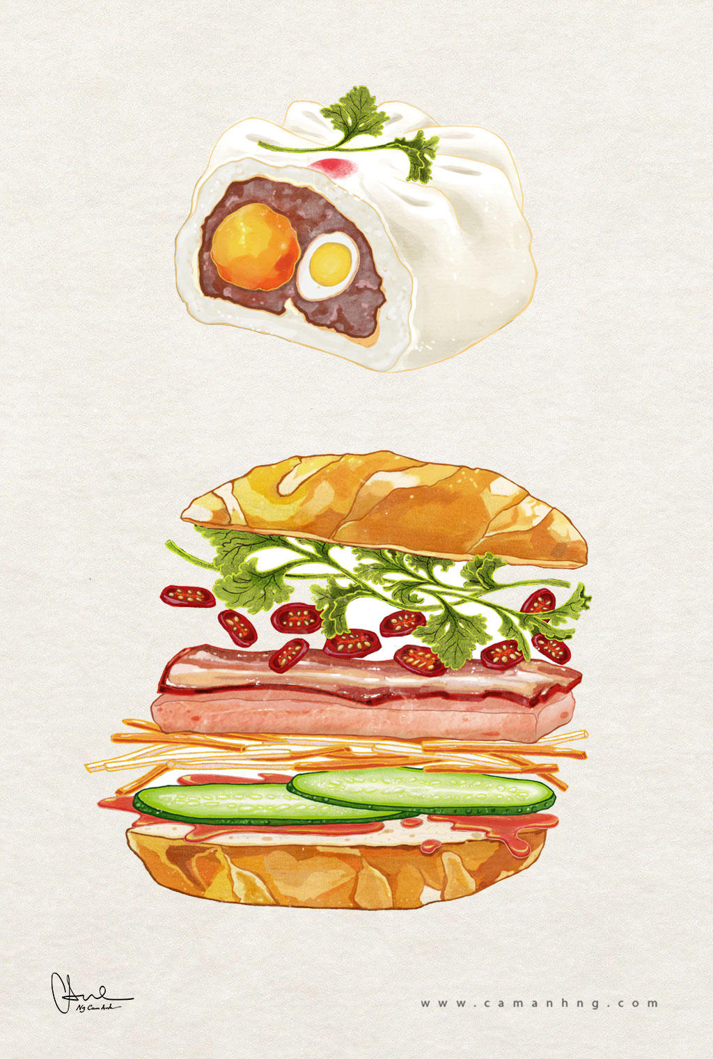 Bao and Mi by CamAnhhng