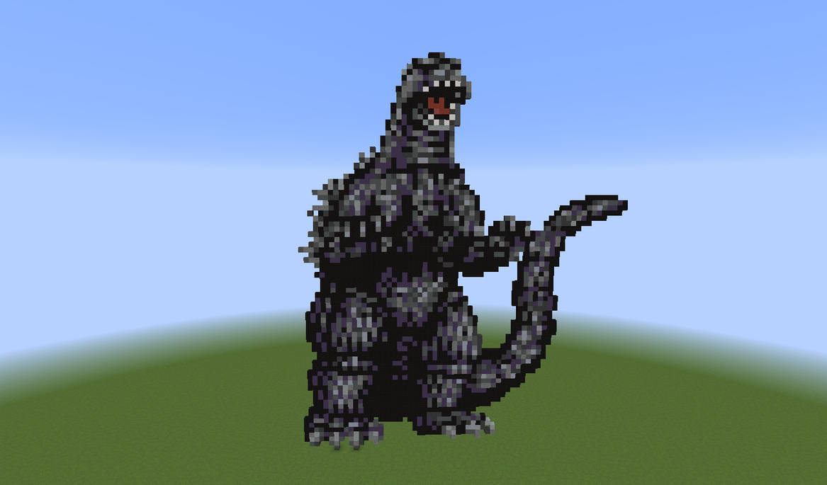 Godzilla 2014 Pixel Art