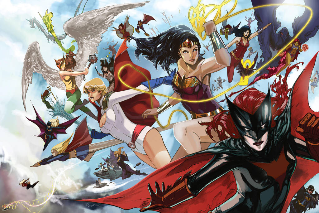Dcu Women Print by Peter-v-Nguyen