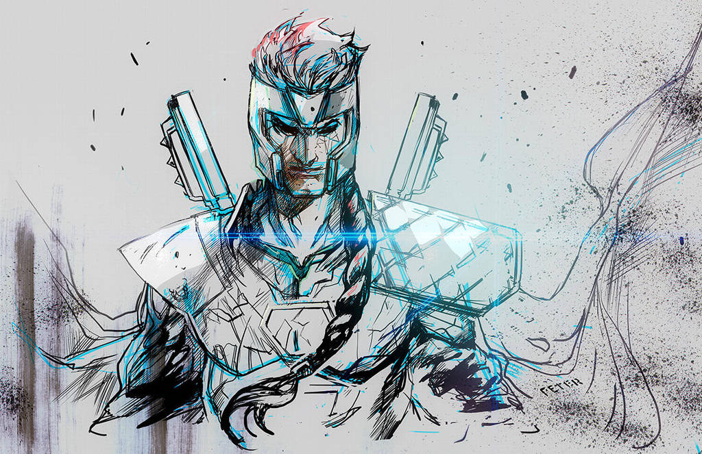 Shatterstar Blackwhite Instagram by Peter-v-Nguyen