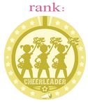 Cheerleader badge by Chooy64