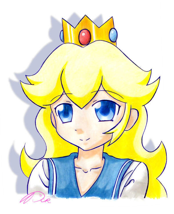 Download Princess Peach Cute Face by DCRmx on DeviantArt