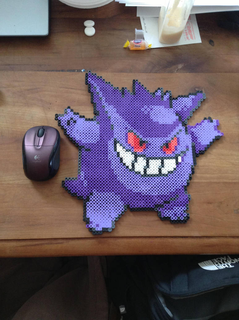 Gengar Fuse Bead by on DeviantArt