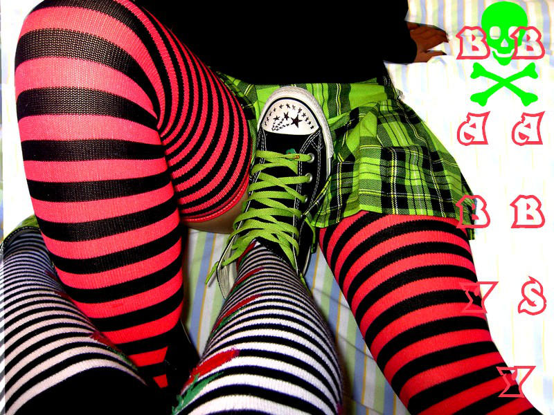 stripe sock by baby-babsy