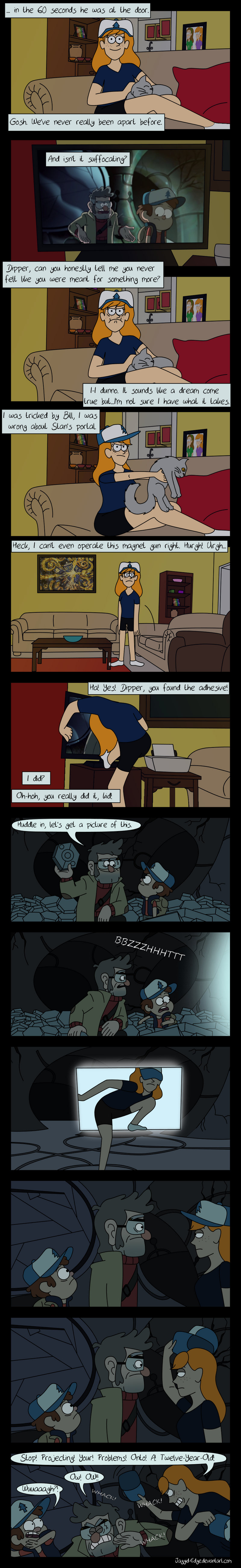 Reaction - Dipper and Mabel Vs. The Future by Jaggid-Edge
