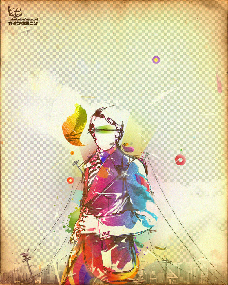 .technicolour.waistcoat by blindn