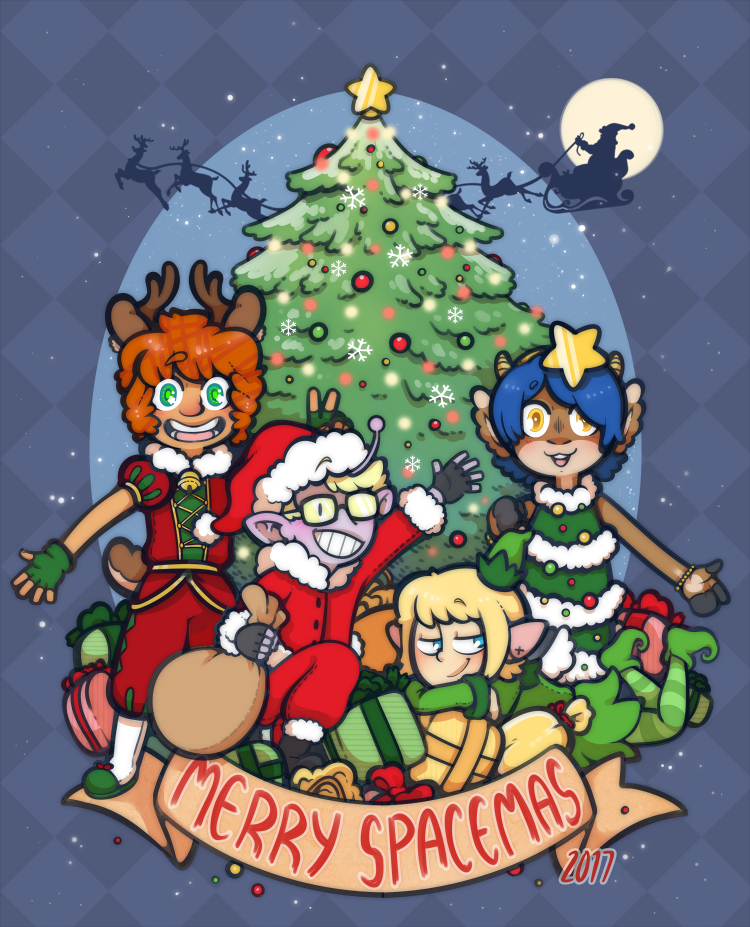 Spacemas 2017 by DarkChibiShadow