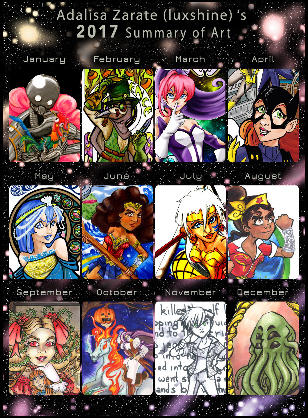 2017 Summary of Art by luxshine