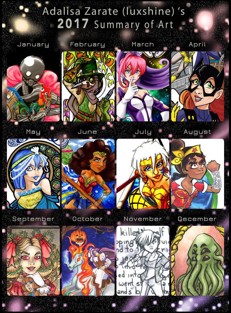 2017 Summary of Art by luxshine