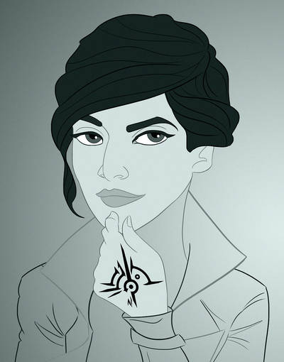 Dishonored 2 Poster WIP - Emily Kaldwin by imajanaeshun
