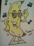 Dancing Banana by GreenUnicornArt