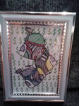 Mandalorian Money framed by GreenUnicornArt