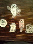 Green Unicorn Art magnets by GreenUnicornArt