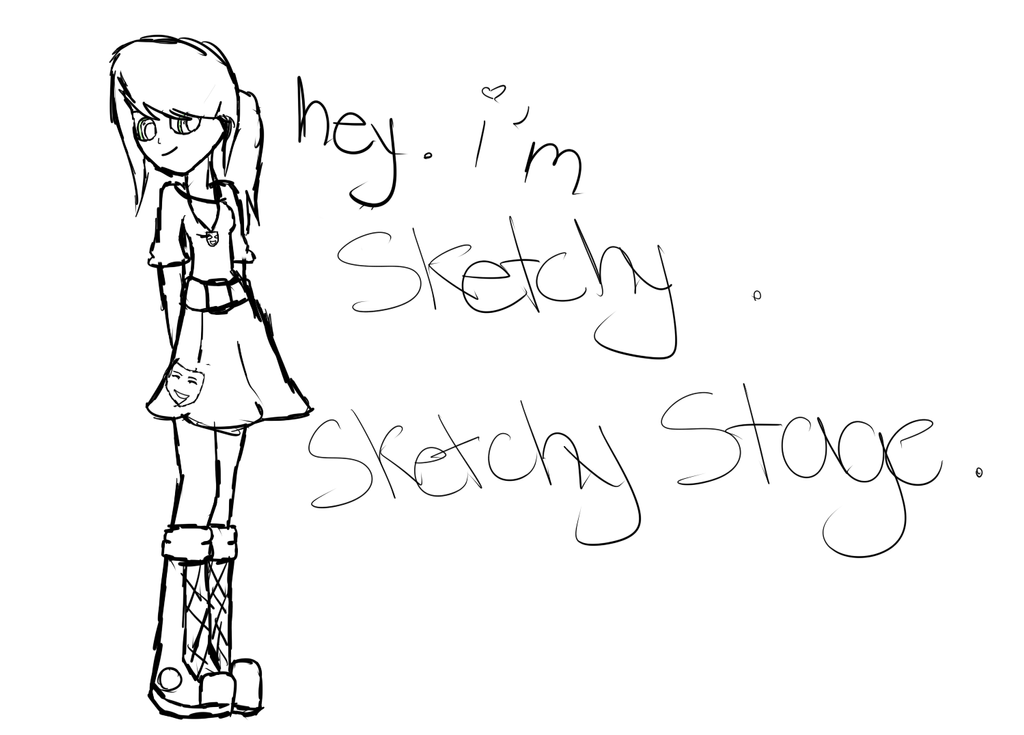 Sketchy Stage - sketch by ArtUntilYouDie