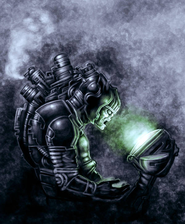 Alien crash. by Hungrysparrow