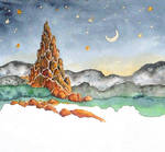 Mountain by the Moonlight by GwilymG