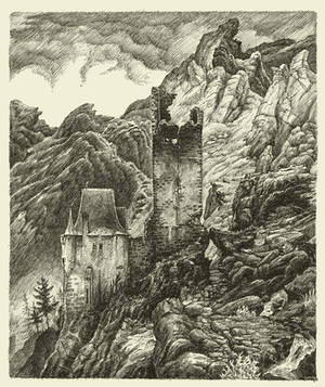 Castle on Hill by GwilymG Castle on Hill by GwilymG