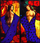 Poppies Diptych by indeestudios