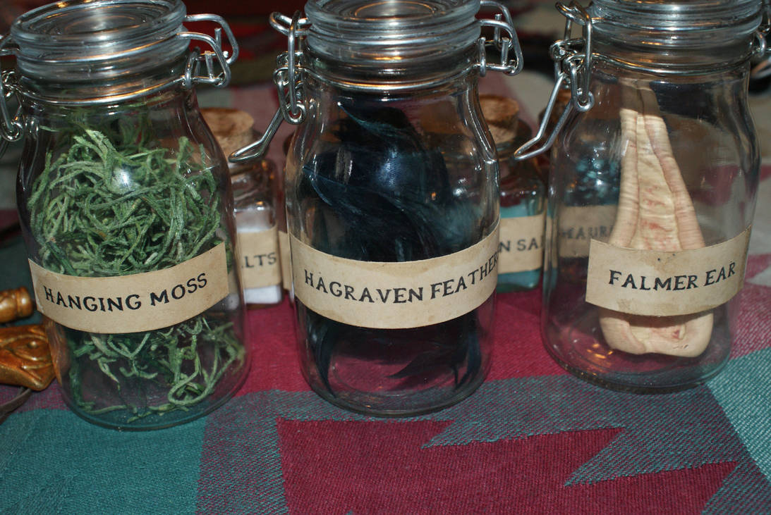 Skyrim Potions Ingredients part II by Kilarei on DeviantArt