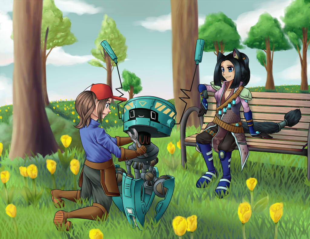CM:: Rhiss and Adeith by quila111
