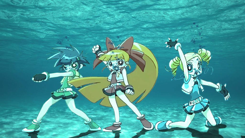 Request Powerpuff Girls Z Underwater By Sb1991 On Deviantart