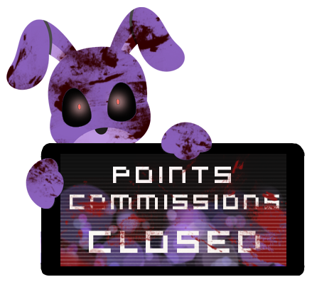 Bonnie Point Commission Closed Stamp by BlueBismuth
