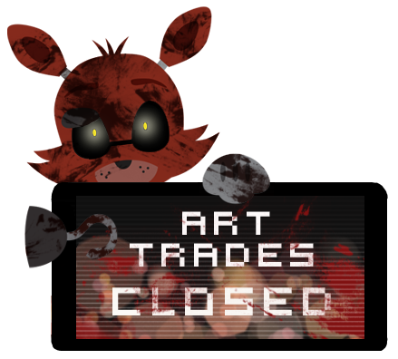 Foxy Art Trades Closed Stamp by BlueBismuth