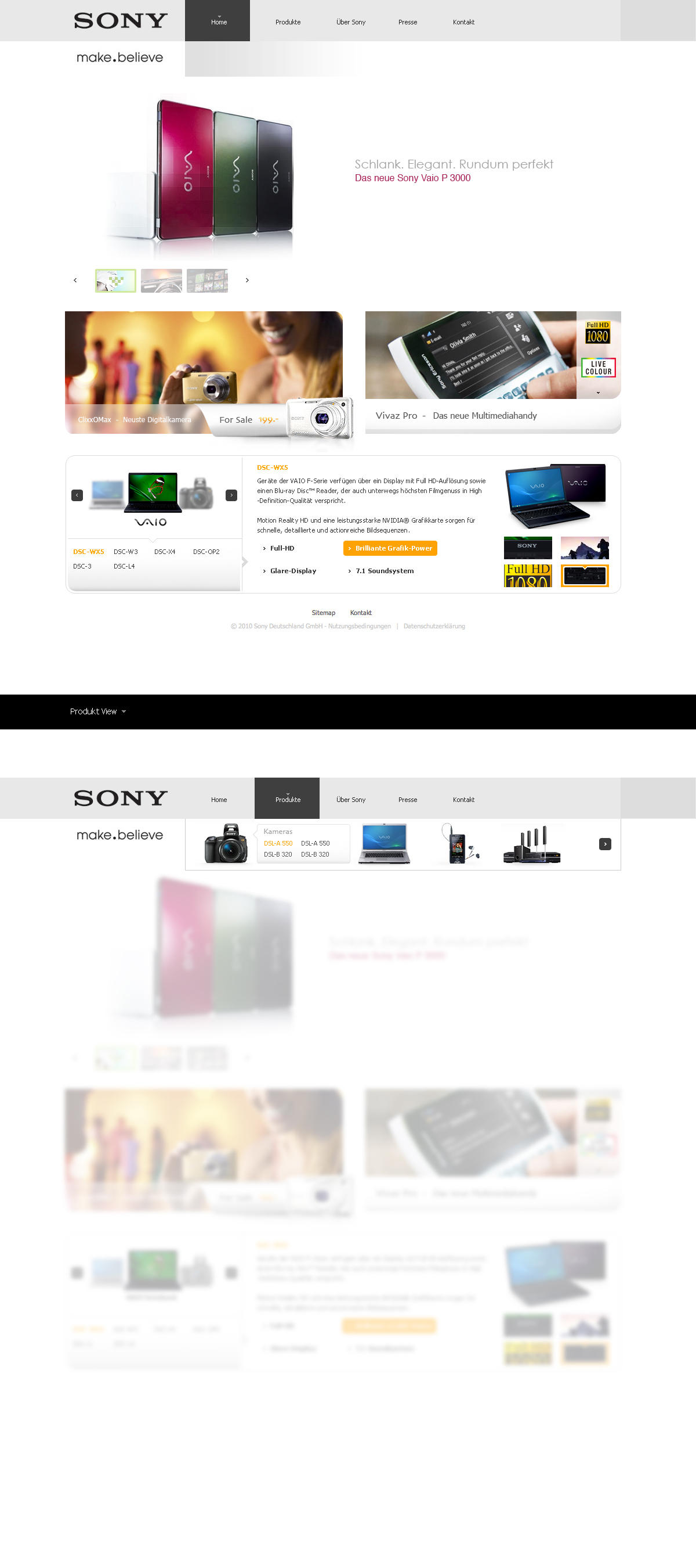 Sony Layout by Tropfich